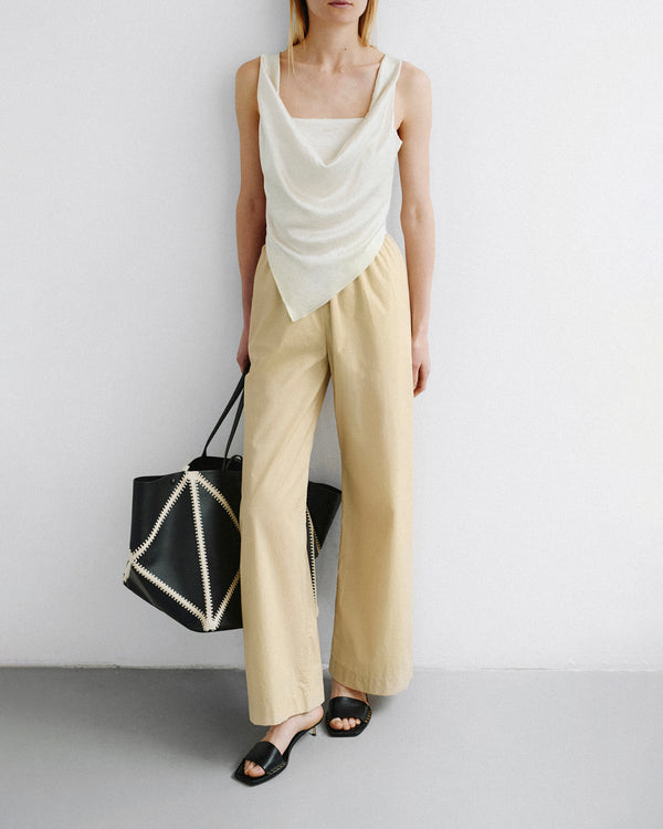 Nanushka Brenda - Light Poplin Pants - Beige