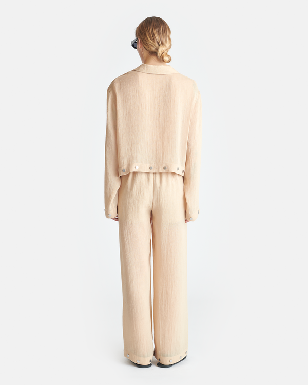 Nanushka Brenda - Studded Gauze Pants - Wax