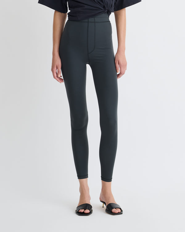 Nanushka Brette - Elastic Jersey Pants - Dusty Blue