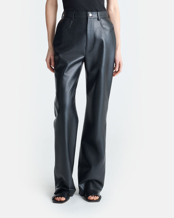 Nanushka Camma - Straight Leg Trousers - Black