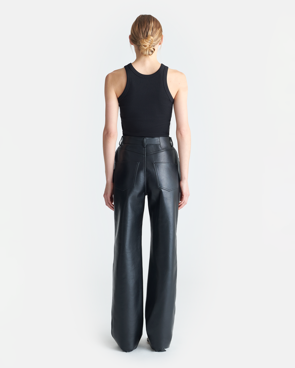 Nanushka Camma - Straight Leg Trousers - Black