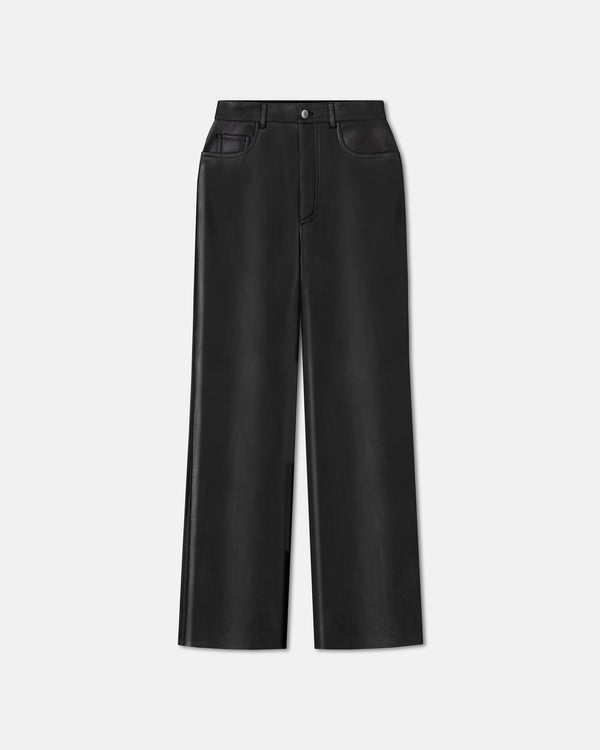 Nanushka Camma - Straight Leg Trousers - Black