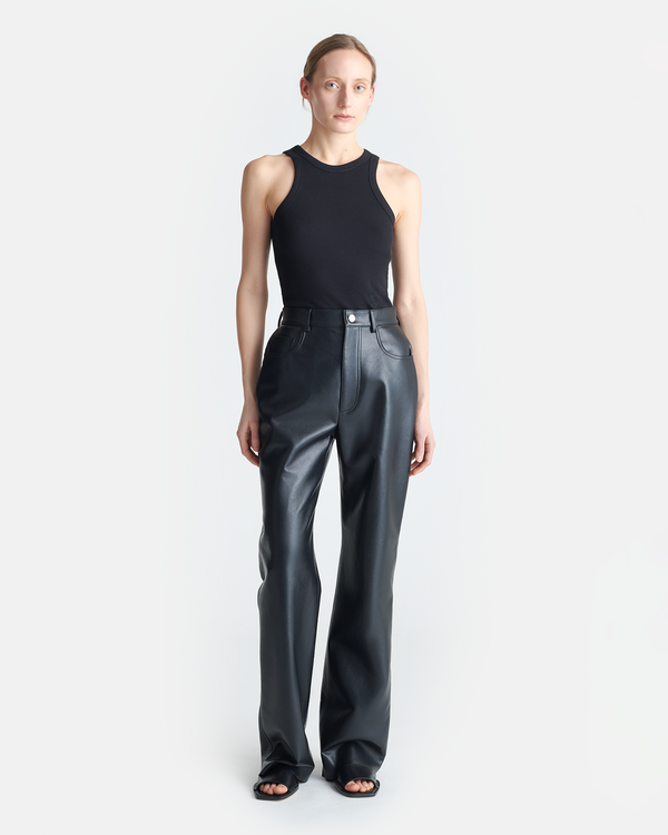 nanushka Camma - Straight Leg Trousers - Black