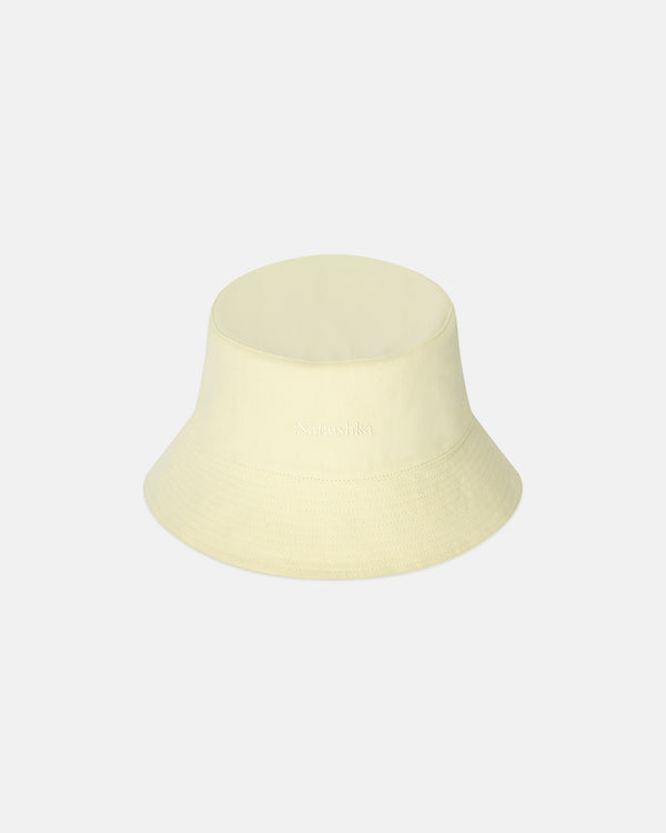 nanushka Caran - Signature Logo Bucket Hat - Moonbeam