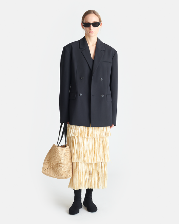 Nanushka Diante - Boxy Blazer - Black