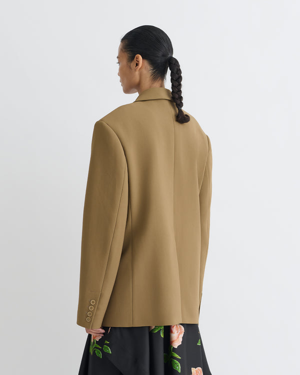 Nanushka Diante - Boxy Blazer - Brown
