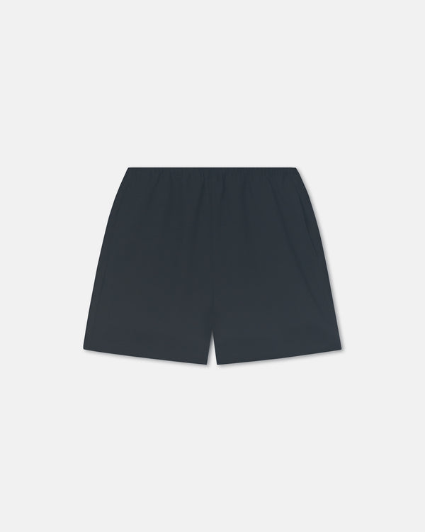 nanushka Dylla - Tech Linen Belted Shorts - Black