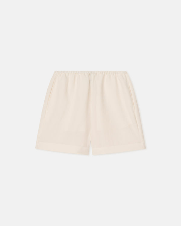 nanushka Dylla - Tech Linen Shorts - Creme
