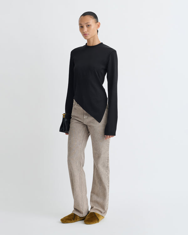 Nanushka Endah - Crisp Satin Top - Black