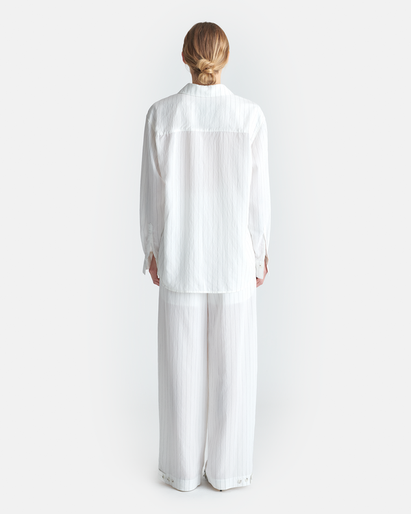 Nanushka Fryda - Striped Shirt - White