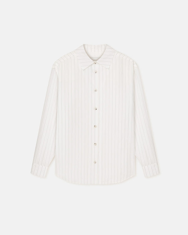 Nanushka Fryda - Striped Shirt - White
