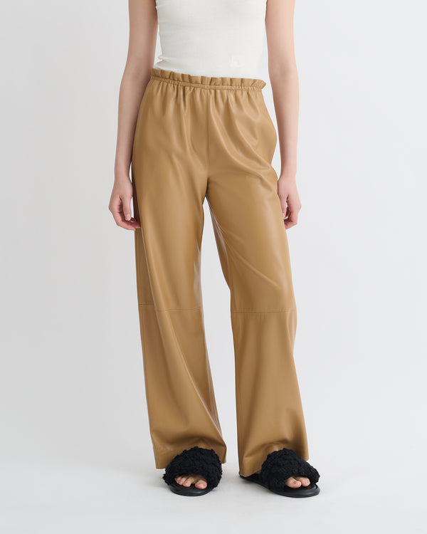 Nanushka Geb - Okobor™ Alt-Leather Pants - Oak