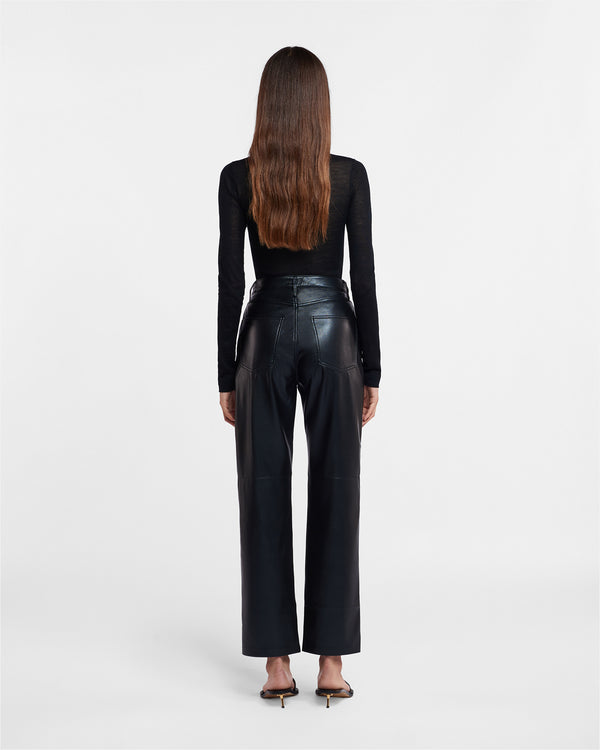 Nanushka Harri - Fine Merino Wool Top - Black