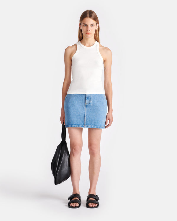 Nanushka Herve - Ribbed-Jersey Tank Top - Off White