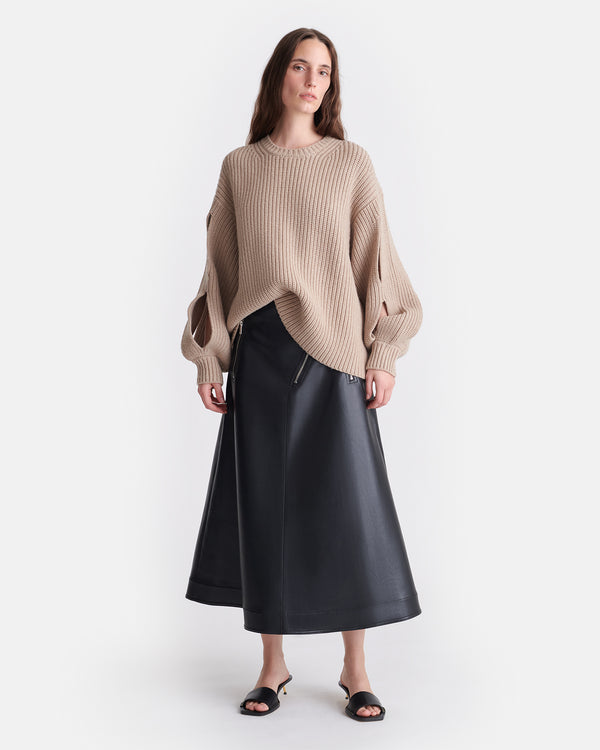 Nanushka Jacint - Cashmere-Blend Sweater - Oatmeal