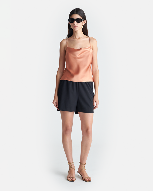 Nanushka Johar - Slip Satin Top - Apricot