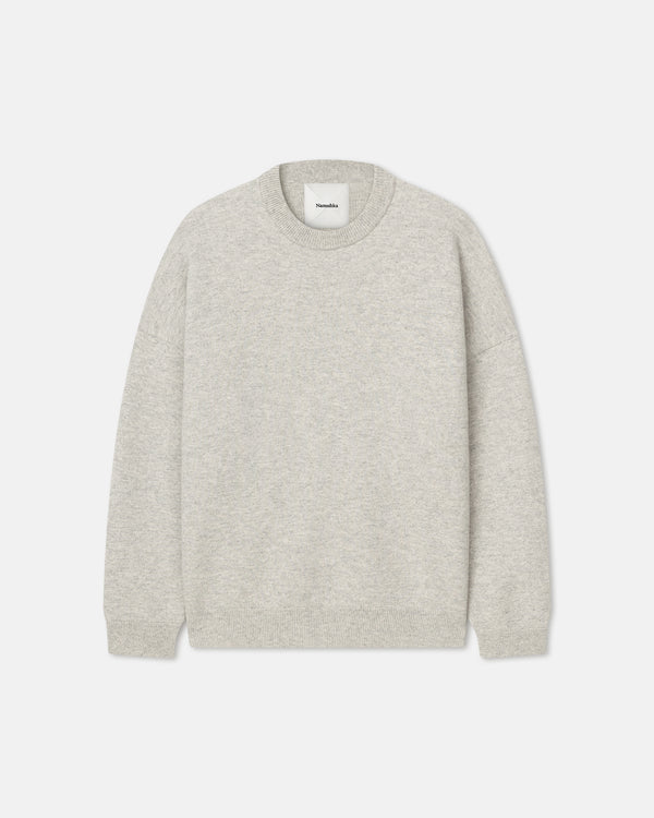 nanushka Joyann - Plush Cashmere Sweater - Gray