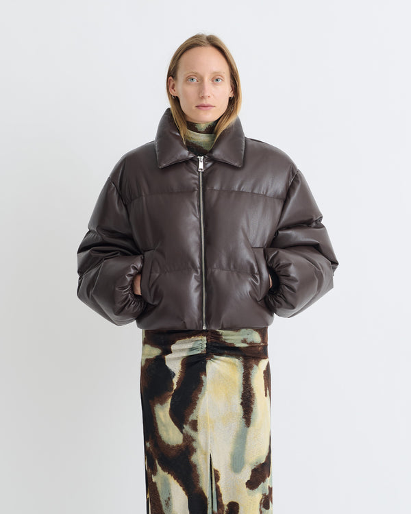 Nanushka Juel - Okobor Jacket - Coffee Ground