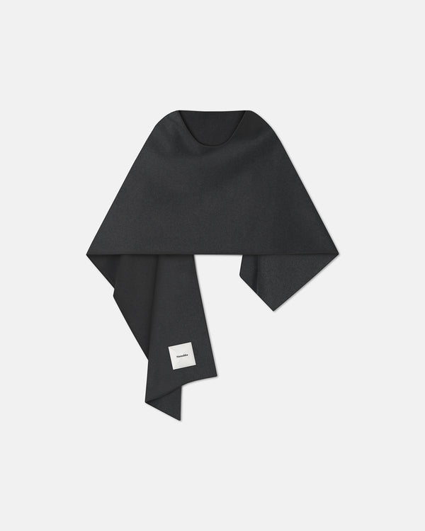 nanushka Kamin - Double Wool Scarf - Grey Melange