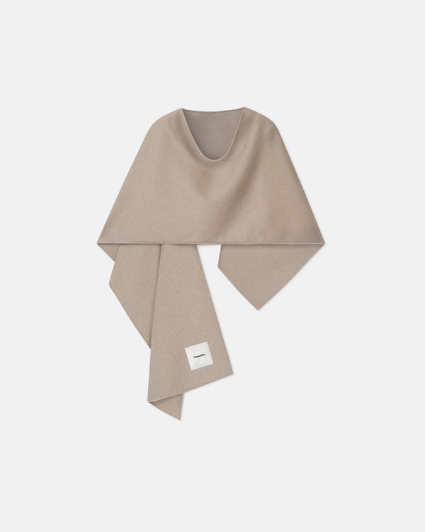 nanushka Kamin - Double Wool Scarf - Stone