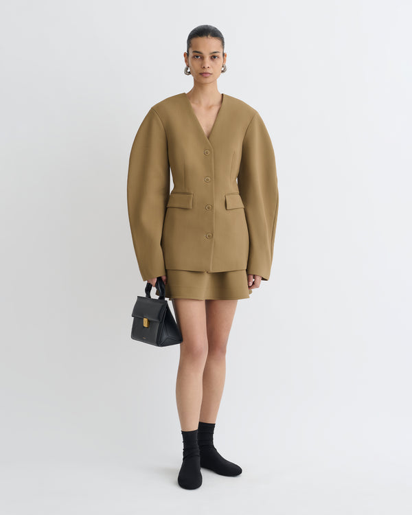 Nanushka Kaori - Elongated Blazer - Brown