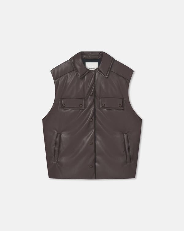 nanushka Karlene - Okobor Vest - Coffee Ground