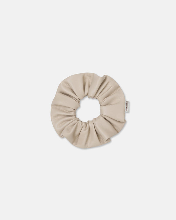 nanushka Lou - Okobor™ Alt-Leather Scrunchie - Creme