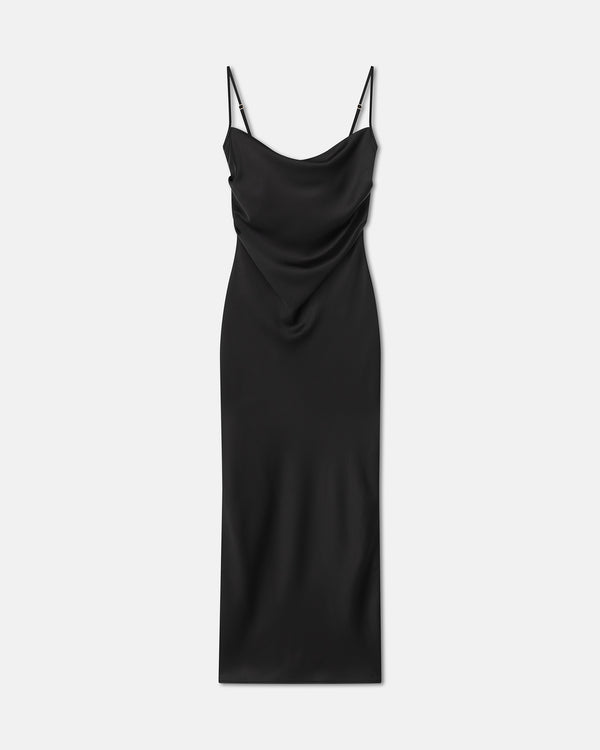 Nanushka Macia - Slip Satin Dress - Black
