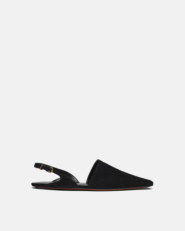 nanushka Maimu - Leather Point-Toe Flats - Black