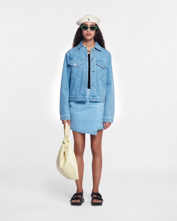 Nanushka Maren - Denim Jacket - Eco Light Wash