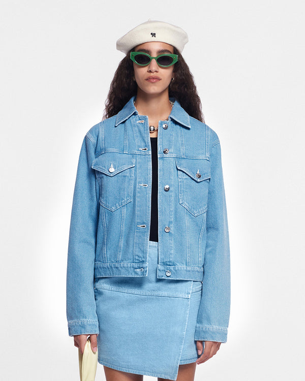 nanushka Maren - Denim Jacket - Eco Light Wash