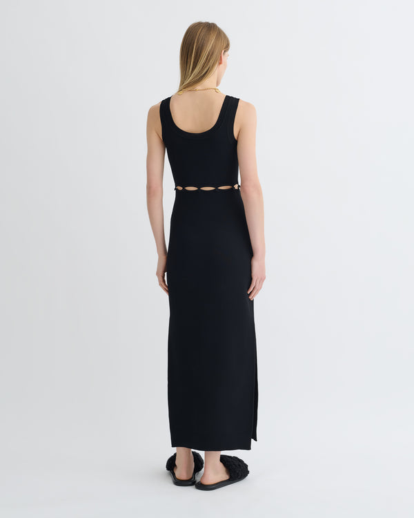 Nanushka Maves - Knitted Midi Dress - Black