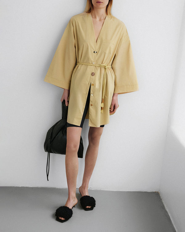 Nanushka Nani - Light Poplin Top - Beige