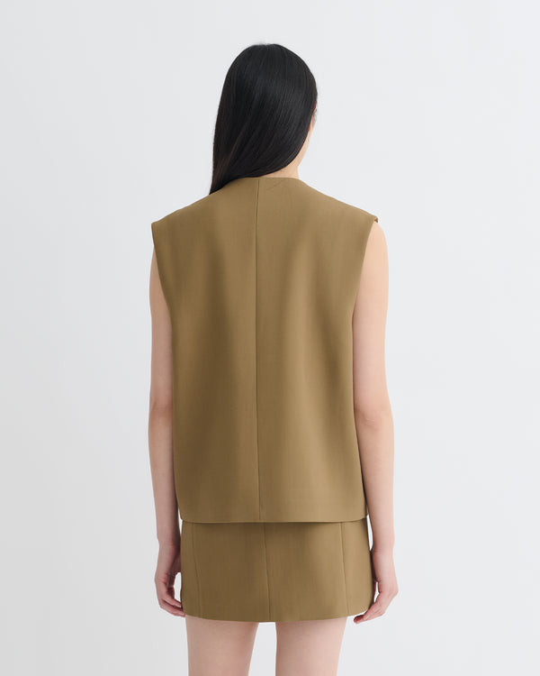 Nanushka Neymat - Tailored Vest - Brown