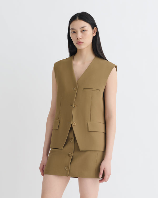 nanushka Neymat - Tailored Vest - Brown