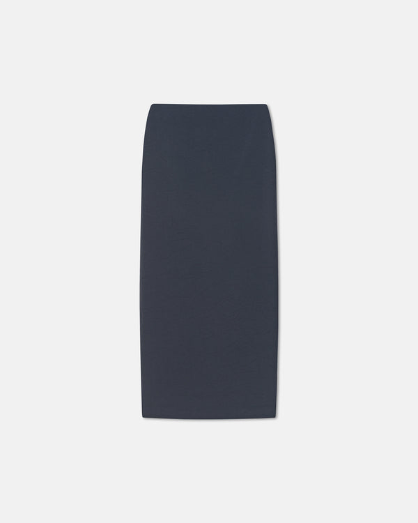 Nanushka Nya - Paper Jersey Midi Skirt - Dusty Blue