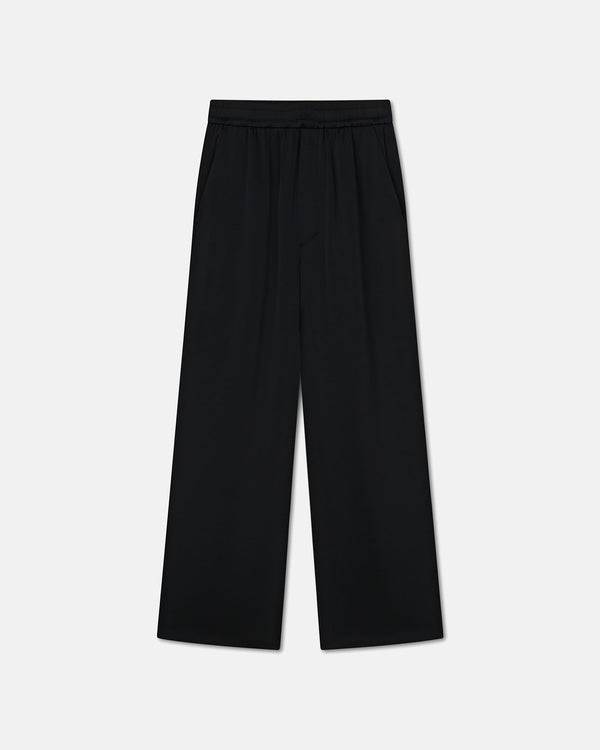 Nanushka Odessa - Slip Satin Pants - Black