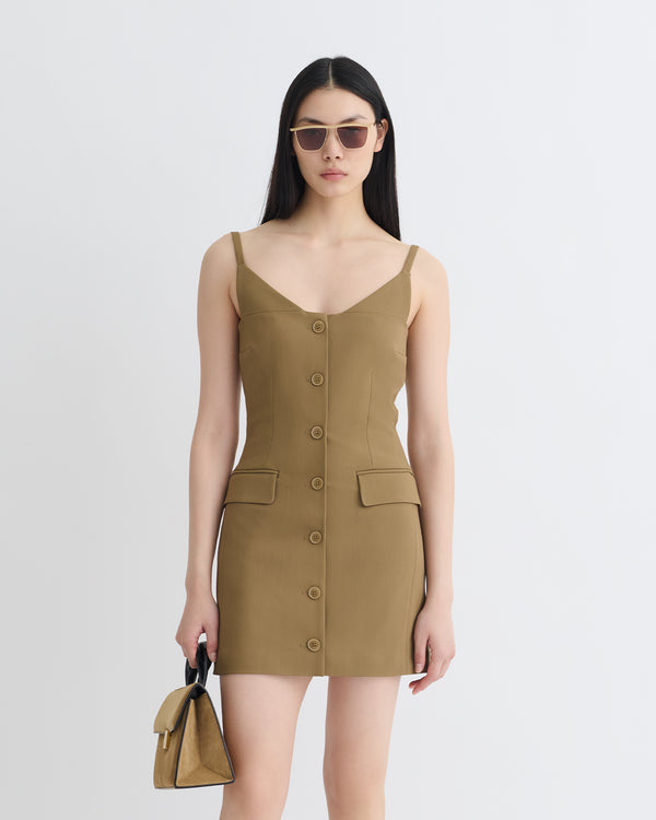Nanushka Peitho - Tailored Mini Dress - Brown