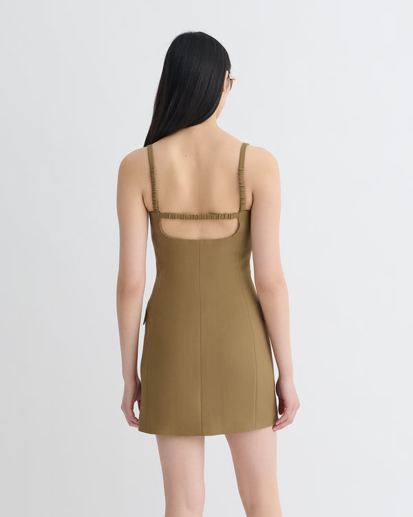 Nanushka Peitho - Tailored Mini Dress - Brown