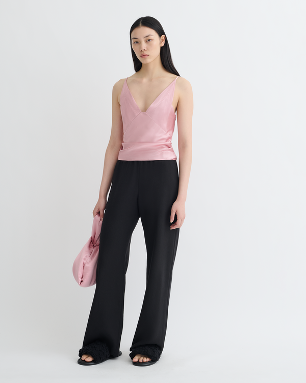 Nanushka Rheia - Slip Satin Top - Pink