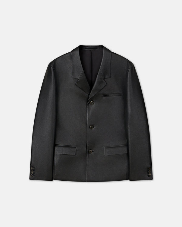 Nanushka Rox - Regenerated Leather Blazer - Black