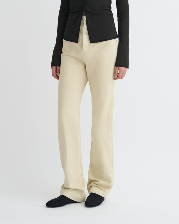 Nanushka Seldes - Crochet-Trimmed Jeans - Beige