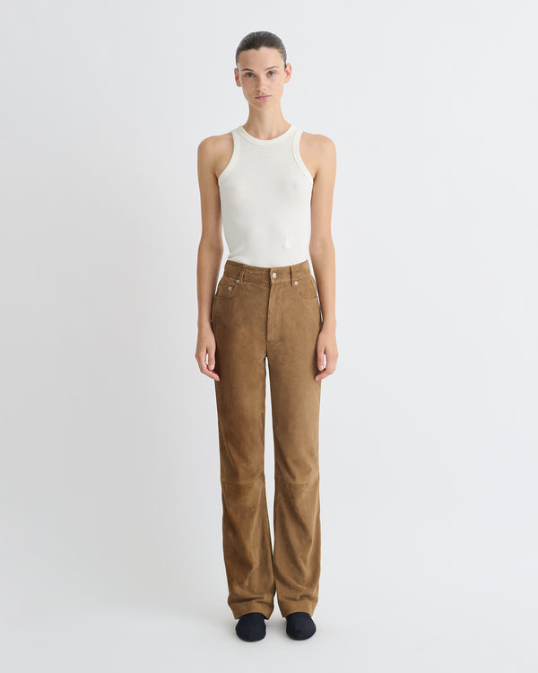 Nanushka Seldes - Suede Pants - Brown