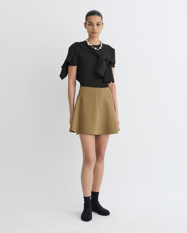 nanushka Tenna - Tailored A-Line Mini Skirt - Brown