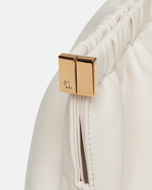 Nanushka The Bar Clutch - Alt-Nappa Clutch - Off White