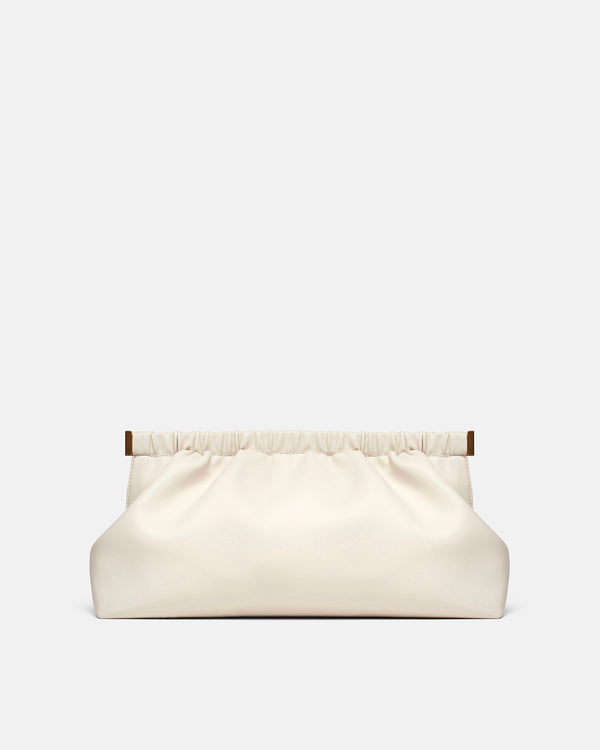 nanushka The Bar Clutch - Alt-Nappa Clutch - Off White