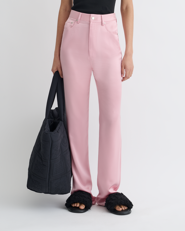 Nanushka Tita - Slip Satin Pants - Pink