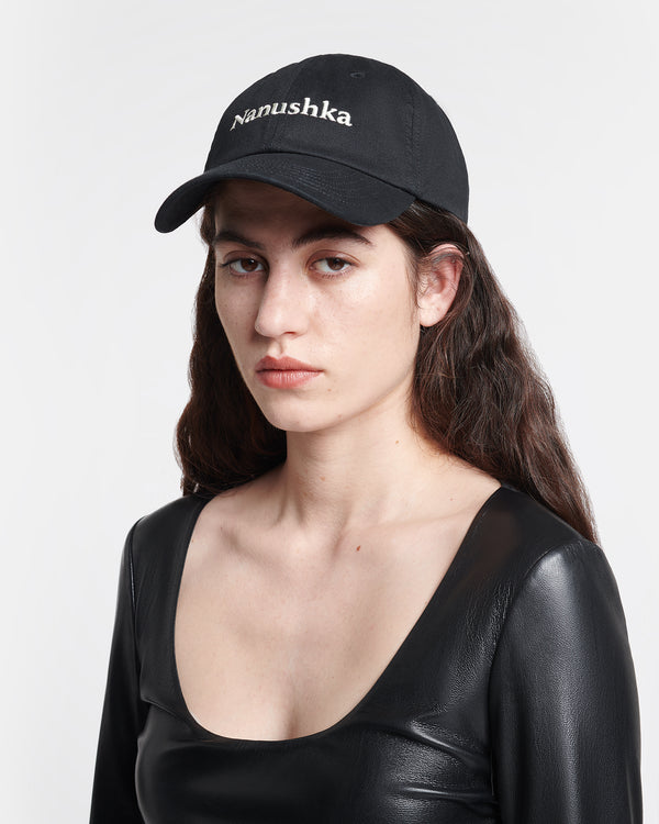 Nanushka Val - Logo Baseball Cap - Black