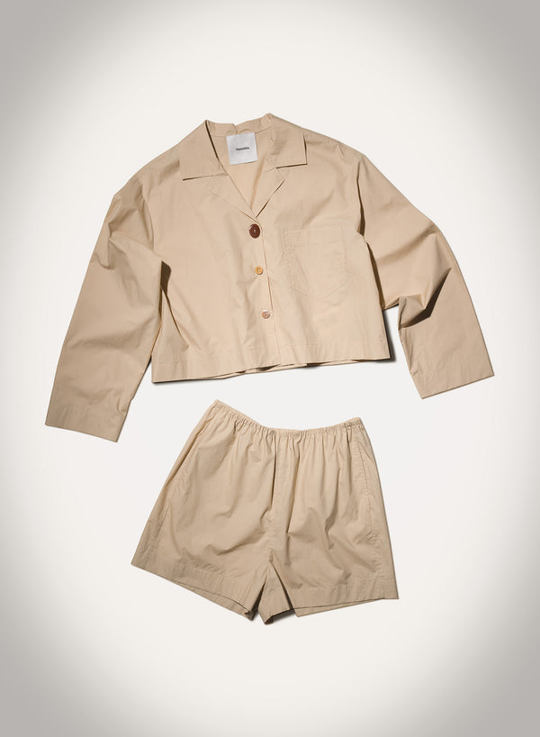 nanushka Vally - Light Poplin Shirt - Beige