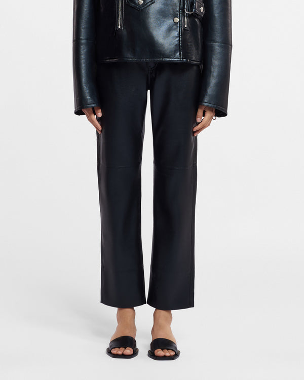 Nanushka Vinni - Okobor™ Alt-Leather Pants - Black